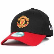 New Era - Football Svart adjustable Keps - Manchester United Player Black/Scarlet 940 Adjustable @ Hatstore