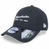 New Era - Football Svart adjustable Keps - Manchester United Repreve 9FORTY Black Adjustable @ Hatstore