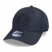 New Era - Football Svart adjustable Keps - Manchester United Rubber path 9FORTY Black Adjustable @ Hatstore