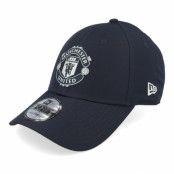 New Era - Football Svart adjustable Keps - Manchester United Rubber Wvn 9FORTY Navy Adjustable @ Hatstore