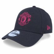 New Era - Football Svart adjustable Keps - Manchester United Seasonal 9FORTY Black Adjustable @ Hatstore