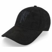 New Era - Football Svart adjustable Keps - Manchester United Womens Suede 9FORTY Black Adjustable @ Hatstore