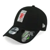 New Era - Football Svart adjustable Keps - Manchester United Wordmark 9FORTY Black/White Adjustable @ Hatstore