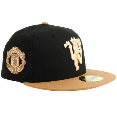 New Era - Football Svart fitted Keps - Hatstore Exclusive x Manchester United 59FIFTY Black/Light Bronze Fitted @ Hatstore