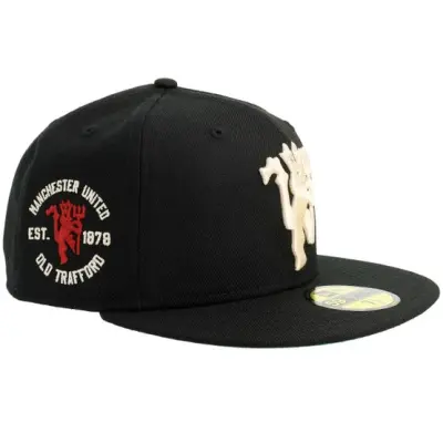 New Era - Football Svart fitted Keps - Hatstore Exclusive x Manchester United 59FIFTY Wool Black Fitted @ Hatstore