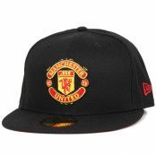 New Era - Football Svart fitted Keps - Manchester United Basic Black 59Fifty @ Hatstore