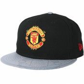 New Era - Football Svart fitted Keps - Manchester United Reflective Visor 59Fifty Black Fitted @ Hatstore