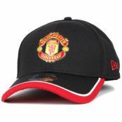 New Era - Football Svart flexfit Keps - Manchester United Caddy Black/Scarlet 39Thirty Flexfit @ Hatstore