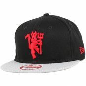 New Era - Football Svart snapback Keps - Manchester United Heather Vize Black 9Fifty Snapback @ Hatstore