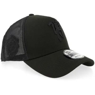 New Era - Football Svart trucker Keps - Hatstore Exclusive x Manchester United 9FORTY Black A-frame Trucker @ Hatstore