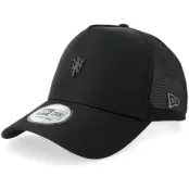 New Era - Football Svart trucker Keps - Manchester United Metal Black A-Frame Trucker @ Hatstore
