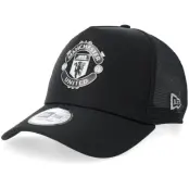 New Era - Football Svart trucker Keps - Manchester United Reflective Black A-Frame Trucker @ Hatstore