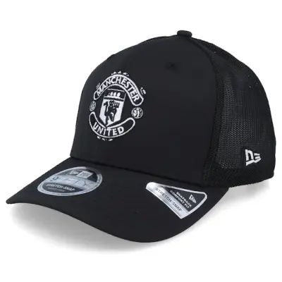 New Era - Football Svart trucker Keps - Manchester United Tonal 9FIFTY Ss Black/White Trucker @ Hatstore