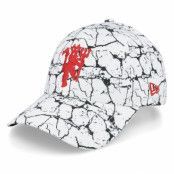 New Era - Football Vit adjustable Keps - Manchester United Marble 9FORTY White/Black Adjustable @ Hatstore