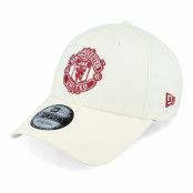 New Era - Football Vit adjustable Keps - Manchester United Seasonal 9FORTY Off White Adjustable @ Hatstore