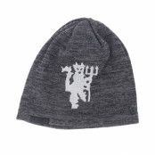 Mössa Manchester United Fall 19 Printed Skull Ki Dark Grey/Grey Beanie - New Era - Grå Traditionella