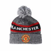 Mössa Manchester United Marl Jake Knit Grey Pom - New Era - Grå Tofs