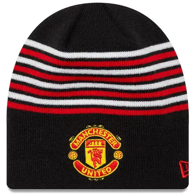 Manchester United Mössa New Era Stripe Black