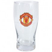 Manchester United Ölglas Pint Crest