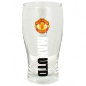 Manchester United Ölglas Pint Wordmark 4-pack