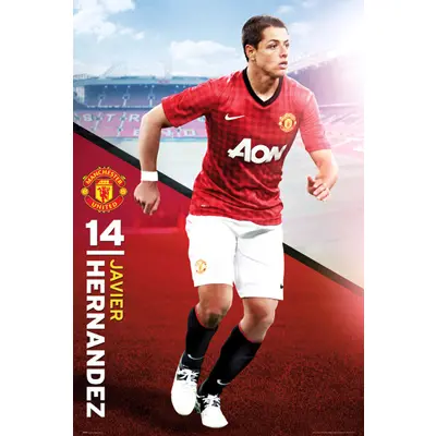 Manchester United Affisch Hernandez 64