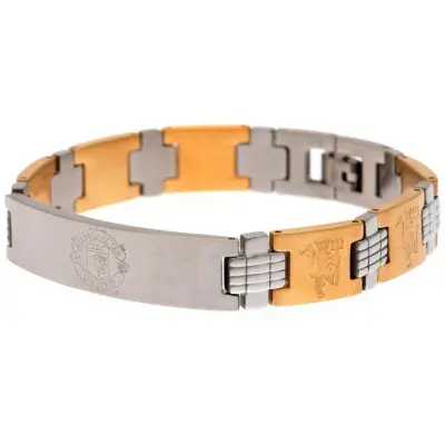 Manchester United Armband Gul/Silver
