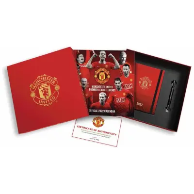 Manchester United Collectors Kalender Presentset 2022