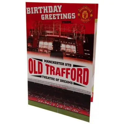 Manchester United Gratulationskort Stadium Pop-Up
