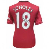 Manchester United Signerad Fotbollströja Paul Scholes 2019-20
