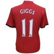 Manchester United Signerat Fotbollströja Giggs