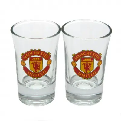 Manchester United Snapsglas 2-pack