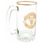 Manchester United Stein Glass Tankard