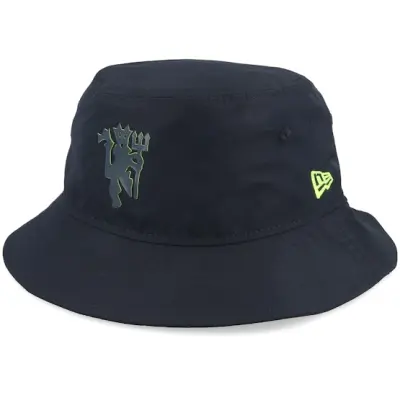 New Era - Blå bucket Hatt - Manchester United Hd Keyline Navy Bucket @ Hatstore