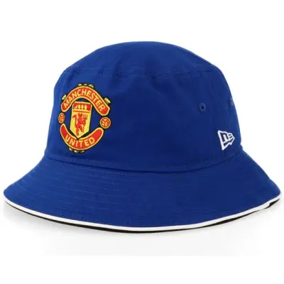 New Era - Football Blå bucket Hatt - Manchester United 96 Royal Bucket @ Hatstore