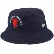 New Era - Football Blå bucket Hatt - Manchester United Game Day Navy Bucket @ Hatstore