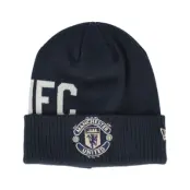 New Era - Football Blå cuff Beanie - Manchester United MUFC Navy Cuff @ Hatstore