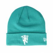 New Era - Football Grön cuff Beanie - Manchester United Seasonal Beanie Aqua Cuff @ Hatstore