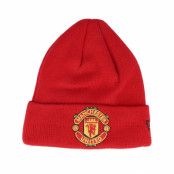 New Era - Football Röd cuff Beanie - Kids Manchester United Essential Youth Beanie Manut Scarlet Cuff @ Hatstore