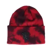 New Era - Football Röd cuff Beanie - Manchester United Dye Knit Scarlet/Black Cuff @ Hatstore