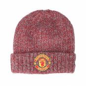 New Era - Football Röd cuff Beanie - Manchester United Marl Knit Scarlet Cuff @ Hatstore