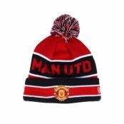 New Era - Football Röd pom Beanie - Manchester United Jake Knit Red/Black Pom @ Hatstore