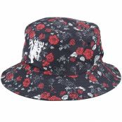 New Era - Football Svart bucket Hatt - Manchester United Floral All Over Print Black Bucket @ Hatstore