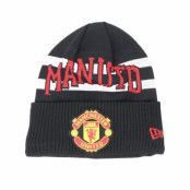 New Era - Football Svart cuff Beanie - Manchester United Fall 19 Team Knit Black/White/Red Cuff @ Hatstore