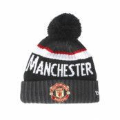 New Era - Football Svart pom Beanie - Manchester United Marl Jake Knit Black Pom @ Hatstore