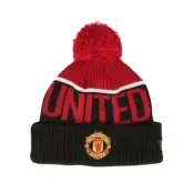 New Era - Football Svart pom Beanie - Manchester United Sport Beanie Black/Scarlet Pom @ Hatstore