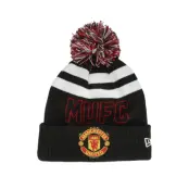 New Era - Football Svart pom Beanie - Manchester United Sport Black/White/Red Pom @ Hatstore