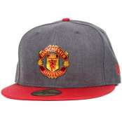 Keps Manchester United Ballistic Graphite/Scarlet 59Fifty - New Era