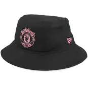 New Era - Svart bucket Hatt - Manchester United Seasonal Black/Pink Bucket @ Hatstore