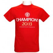 Manchester United T-shirt Champions 2013 Röd L