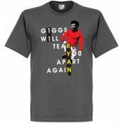 Manchester United T-shirt Giggs Will Tear You Apart Ryan Giggs Mörkgrå L